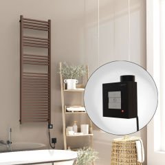 Barbados Elektrikli Havlupan 500x1600 Bakır Eskitme Parlak (KTX1 Termostat) 600W Spiral Kablolu