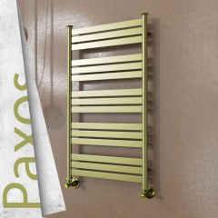 PAXOS  Paslanmaz Çelik Havlupan 560x986 Altın Satine