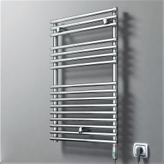 Olib Elektrikli Havlupan 300 Watt 500x800 Krom (On/Off Düğmeli)