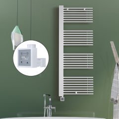 MALE Elektrikli Havlupan 600x1600  Beyaz (KTX3 Termostat) 1000W Spiral Kablolu