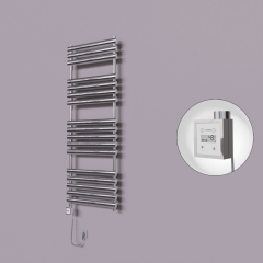 Volga Dekoratif Elektrikli Havlupan 600x1600 Krom (KTX3 Termostat) 600W Spiral Kablolu