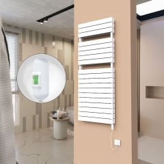 21H Elektrikli Havlupan 600x1550 Beyaz (On/Off Düğmeli) 1500 W