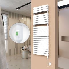 21H Elektrikli Havlupan 600x1772 Beyaz (On/Off Düğmeli) 1500 W
