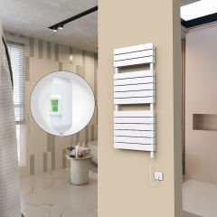 20H Elektrikli Havlupan 500x1180 Beyaz (On/Off Düğmeli) 900 W