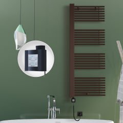 MALE Elektrikli Havlupan 600x1600  Bakır Eskitme (KTX4 Termostat) 600W Spiral Kablolu