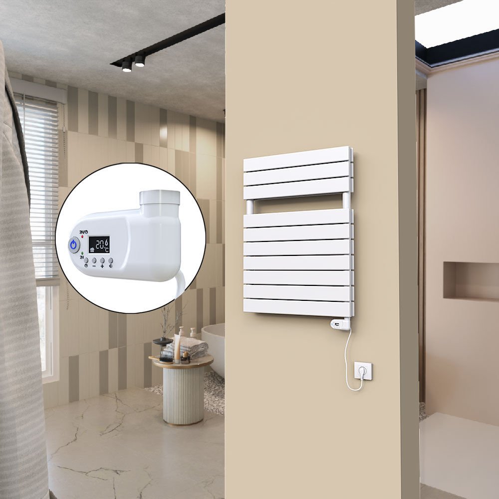20H Elektrikli Havlupan 600x810 Beyaz (Thesis Termostat) 900 W