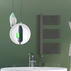 MALE Elektrikli Havlupan 600x1190  Antrasit (On/Off Düğmeli) 900W
