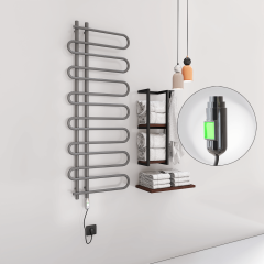 ZANTE Elektrikli Havlupan 600x1400  Antrasit (On/Off Düğmeli) 600W
