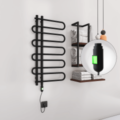 ZANTE Elektrikli Havlupan 500x1000  Siyah (On/Off Düğmeli) 300W