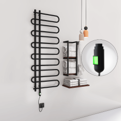 ZANTE Elektrikli Havlupan 600x1400  Siyah (On/Off Düğmeli) 600W