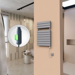 21H Elektrikli Havlupan 500x810 Antrasit (On/Off Düğmeli) 900 W