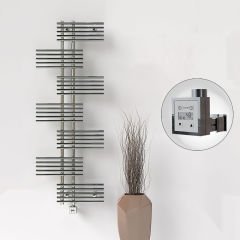 FIJI Elektrikli Havlupan 650x1762 Krom (KTX3 Termostat) 600W