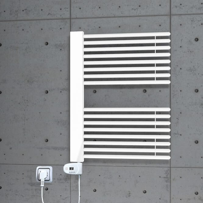 Male Elektrikli Havlupan 600x800 Beyaz (Thesis Termostat) 600 Watt