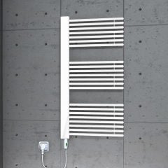 Male Elektrikli Havlupan 600x1190 Beyaz (On/Off Düğmeli) 900 W