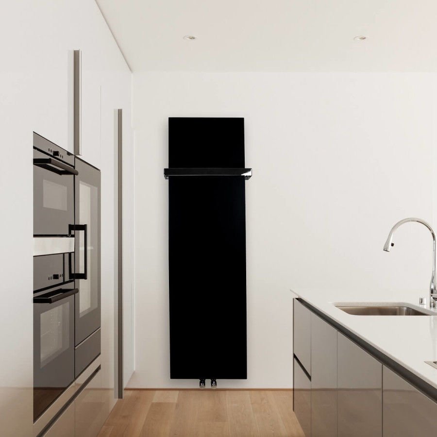 SOLOMON İnce Dizayn Radyatör 290x990 Siyah