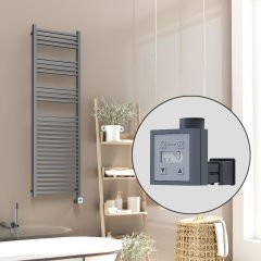 Barbados Elektrikli Havlupan 500x1600 Antrasit Texture (KTX3 Termostat) 1000W