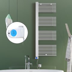MALE Elektrikli Havlupan 600x1600  Beyaz (Musa Termostat) 900W