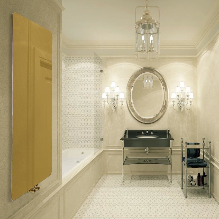 Solomon İnce Radyatör 470x1390 Altın