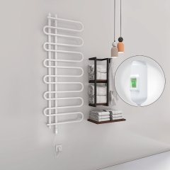 ZANTE Elektrikli Havlupan 600x1400  Beyaz (On/Off Düğmeli) 600W