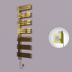Thames Dekoratif Elektrikli Havlupan 500x1800 Altın (KTX1 Termostat) 600W Spiral Kablolu