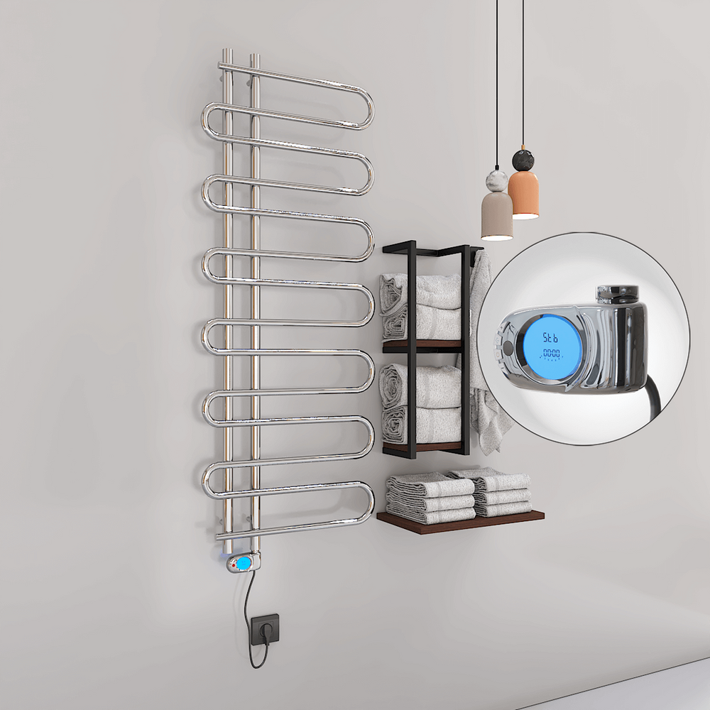 ZANTE Elektrikli Havlupan 600x1400  Krom (Musa Termostat) 300W