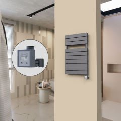 20H Elektrikli Havlupan 500x810 Antrasit Ktx3 1000 W