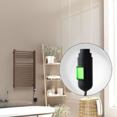 Barbados Elektrikli Havlupan 500x800 Bakır Eskitme Parlak (On/Off Düğmeli) 300W