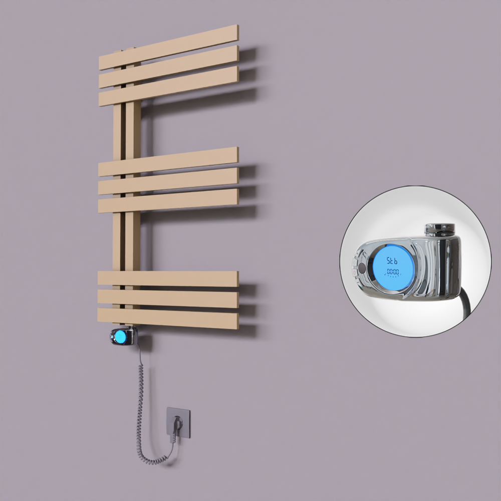 Thames Dekoratif Elektrikli Havlupan 600x800 Kapuçino (Musa Termostat) 300W