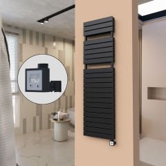 21H Elektrikli Havlupan 500x1772 Mat Siyah Ktx3 1000 W