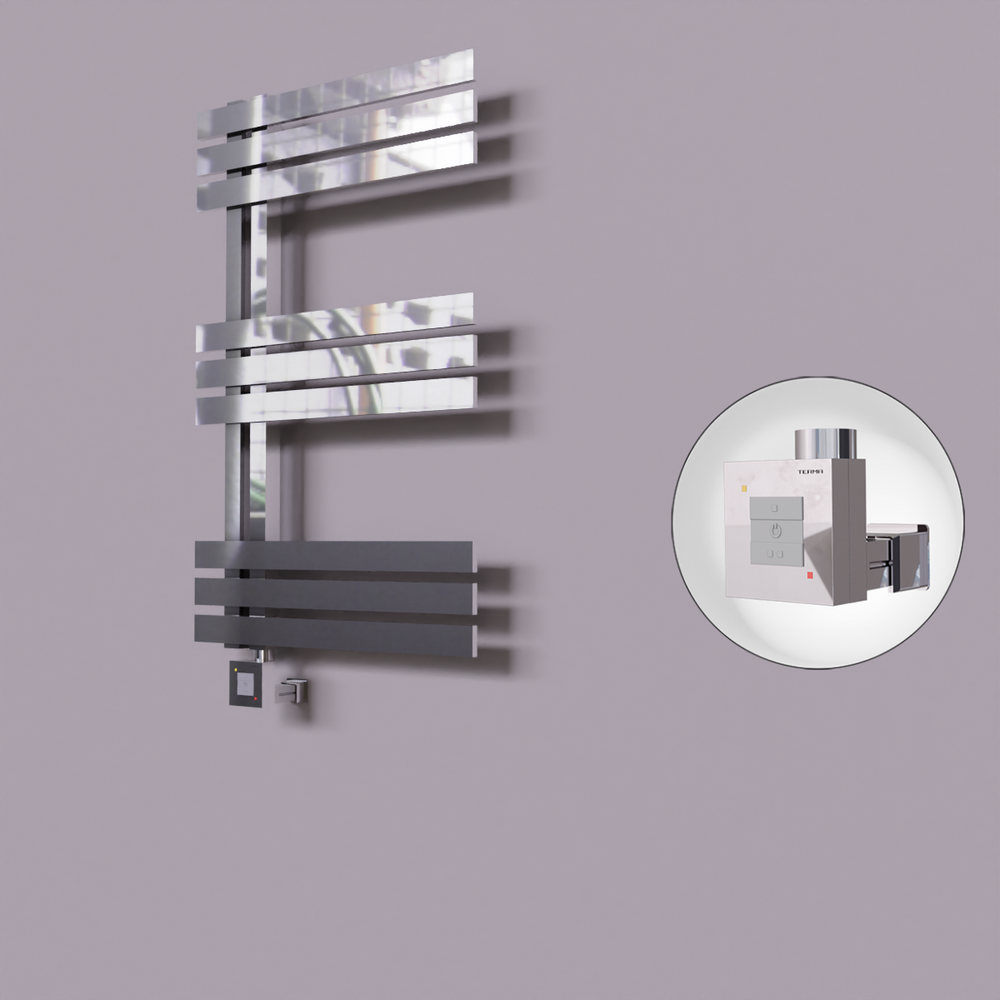 Thames Dekoratif Elektrikli Havlupan 600x800 Krom (KTX1 Termostat) 200W