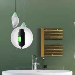 MALE Elektrikli Havlupan 600x800  Altın (On/Off Düğmeli) 300W