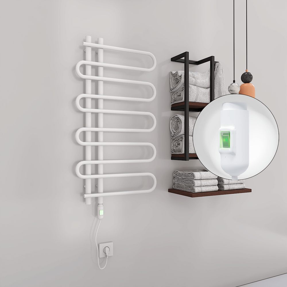 ZANTE Elektrikli Havlupan 500x1000  Beyaz (On/Off Düğmeli) 300W