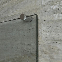 Crystal Elektrikli Cam Havlupan 760x1030 Şeffaf 750 Watt