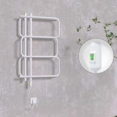 MATSU Elektrikli Havlupan 540x884  Beyaz (On/Off Düğmeli) 300W