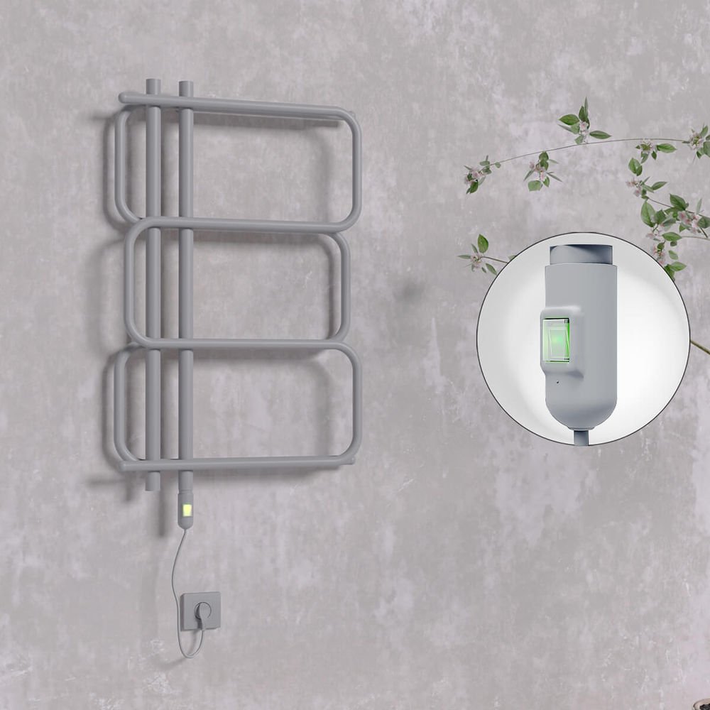 MATSU Elektrikli Havlupan 540x884  Antrasit (On/Off Düğmeli) 300W