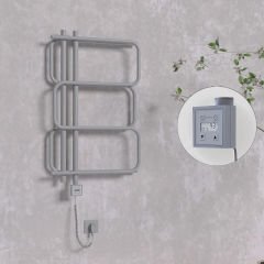 MATSU Elektrikli Havlupan 540x884  Antrasit (KTX3 Termostat) 300W Spiral Kablolu
