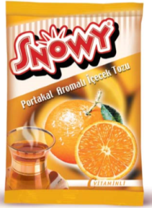 Snowy Portakal Aromalı Toz İçecek 300 gr  (Oralet)
