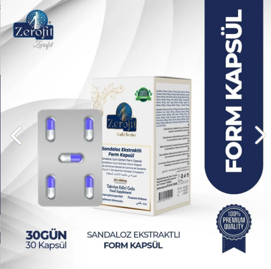 Zerofit Sandaloz Ekstraktlı Form Kapsül