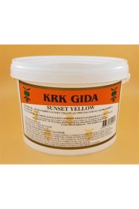 Krk Gıda (Sunset Yellow E 110) Turuncu Gıda Boyası 1 Kg