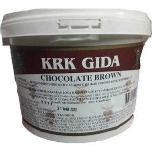 Krk Gıda (Chocolate Brown HT E 155) Kahverengi Gıda Boyası 1 Kg