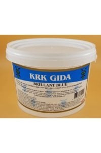 Krk Gıda (Brilliant Blue E 133) Açık Mavi Gıda Boyası 1 Kg