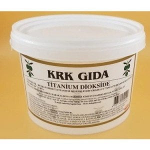 Krk Gıda (Titanyum Dioksit E 171) Beyaz Gıda Boyası 1 Kg
