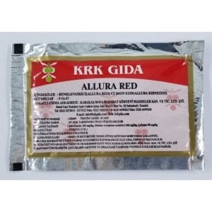 Krk Gıda (Allura Red E 129) Bayrak Kırmızısı Gıda Boyası 9 gr