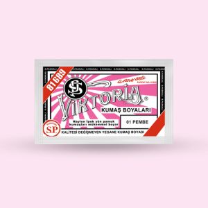 Viktoria Toz Kumaş Boyası 01 Pembe
