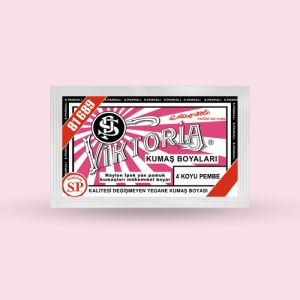 Viktoria Toz Kumaş Boyası 04 Koyu Pembe