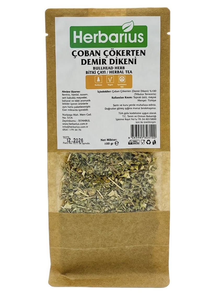Herbarius Çoban Çökerten - Demir Dikeni 100 gr (Tribulus Terrestris)
