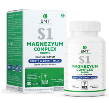 Biomet Bmt Magnezyum Complex - Sitrat Malat Glisinat 30 Tablet