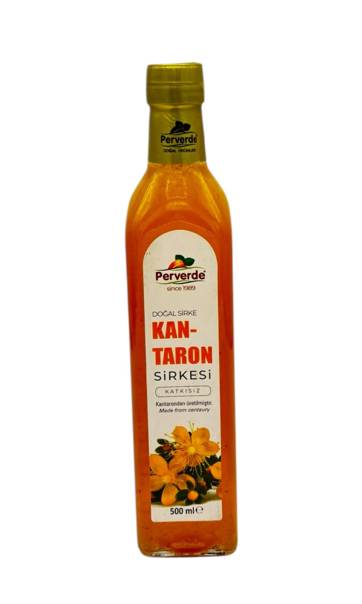 Perverde Doğal Kantaron Sirkesi 500ml