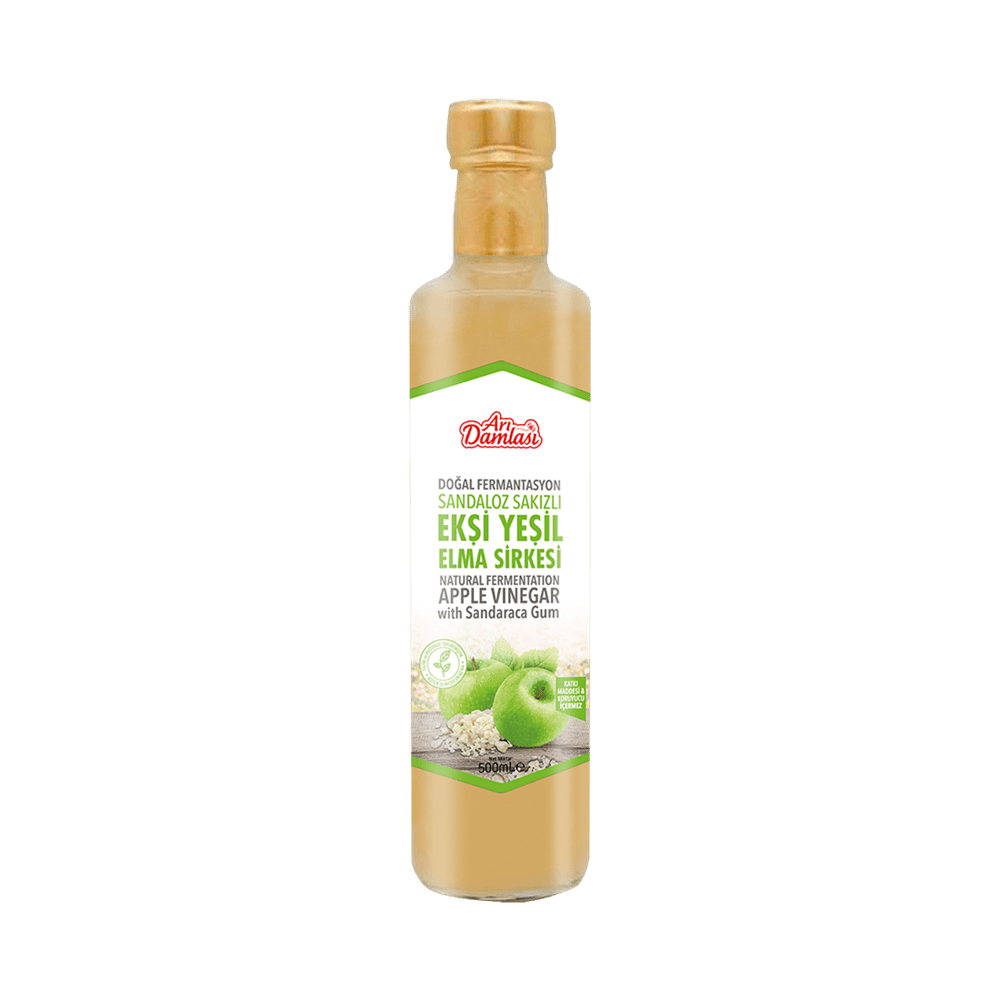 Arı Damlası Sandaloz Sakızlı Ekşi Yeşil Elma Sirkesi 500ml