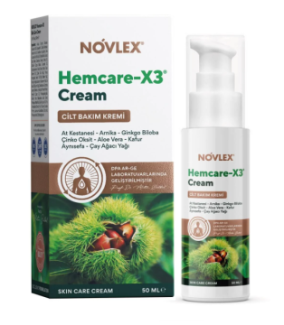 Novlex Hemcare X3  Cilt Bakım Kremi 50ml